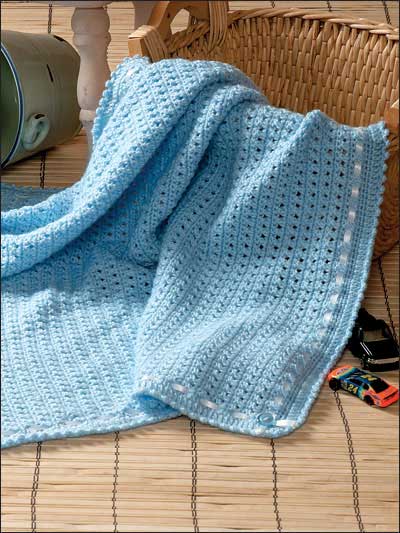 Crochet Afghans - Crochet Baby Blanket Patterns - Boy Wrapper Crochet