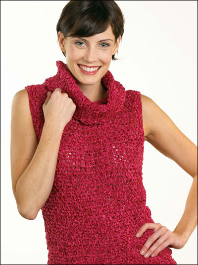 Crochet Clothes - Crochet Sweater & Top Patterns - Cowl Neck Sweater