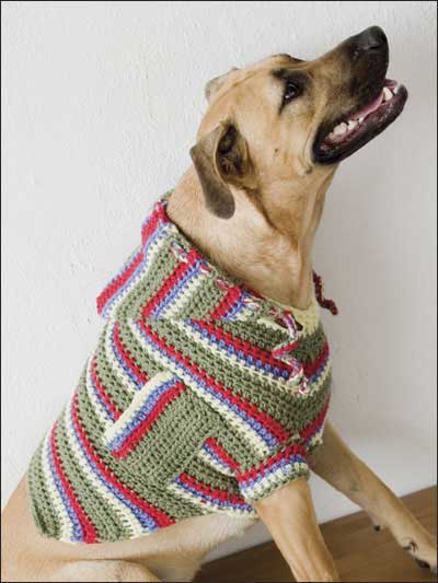 Handy Pockets Dog Sweater &ndash; Free Crochet Pattern