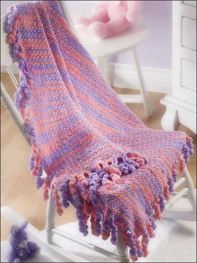  Blanket Patterns  SwirlyFringed Baby Blanket  Easy Crochet  Free