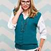 Cabled Sweater Vest