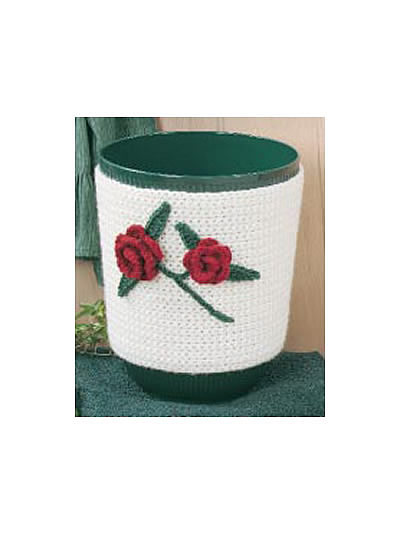 Simply Roses Trash Can