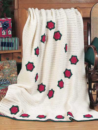 Holiday Star Crochet Afghan Pattern