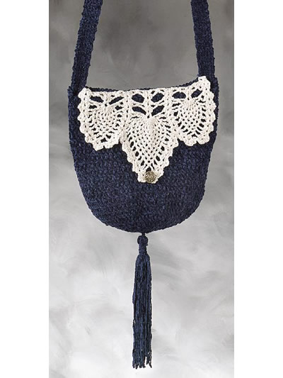 Pineapple Trimmed Crochet Handbag Pattern