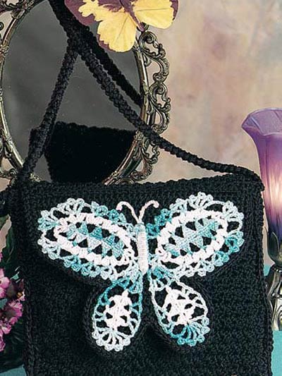 Butterfly Crochet Handbag Pattern