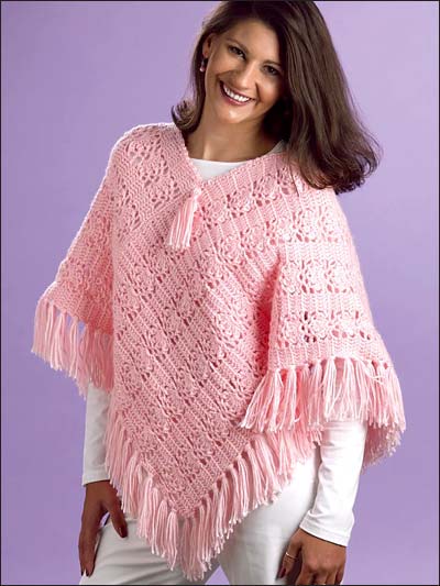 Lacy Fans Poncho