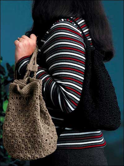 Drawstring Hobo Crochet Handbag Pattern