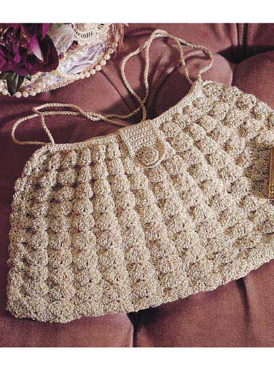 Raised Shell Bag Crochet Pattern