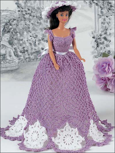 Lavender Doily Gown