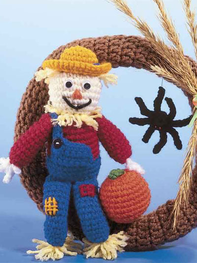 Fall Wreath Easy Crochet Pattern