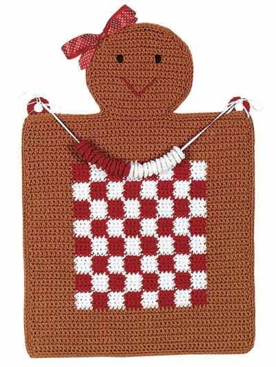 Gingerbread Checkboard Easy Crochet Pattern