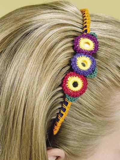 Flower Time Headband & Pin