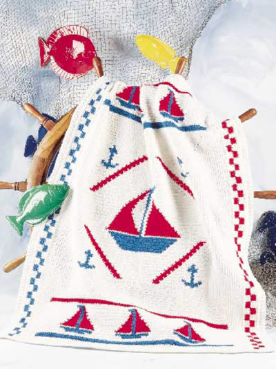 Anchors Aweigh! Crochet Afghan Pattern