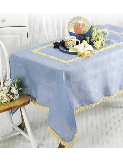 Blue Skies and Buttercups Tablecloth