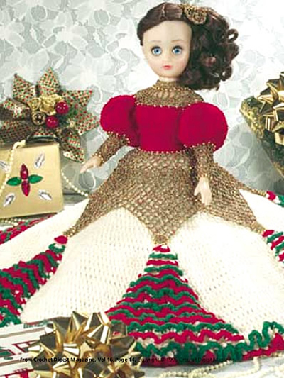 Christmas Bed Doll