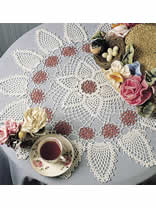 Pinks & Pineapples Doily