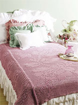 Bed of Roses Filet Throw