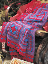 Amish Print Crochet Afghan Pattern