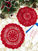 Small Red Doilies