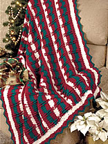 Christmas Textures Crochet Afghan Pattern
